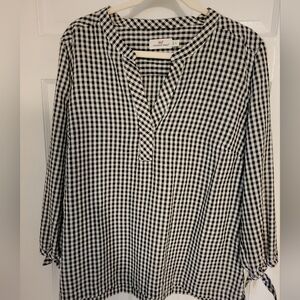 Vineyard Vines Black and White Gingham Shirt